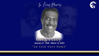 GREG PERRY HOMEGOING SERVICE 4212023 [upl. by Sonahpets]