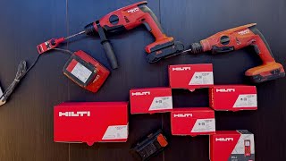 HILTI TE 222 Nuron apžvalga HILTI Nuron nauja platforma apžvalga Palyginimas TE 222 ir TE 2A22 [upl. by Aranat234]