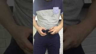 How to use the buckle of JASGOOD webbing alloy buckle belt [upl. by Aromat]