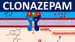 Clonazepam  Mechanism precautions side effects amp uses [upl. by Yvad48]