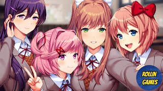 This Is What Kind Of Club  Going In Blind Doki Doki Literature Club Livestream [upl. by Retsub26]