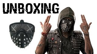 Unboxing Watch Dogs 2 Wrench Mask [upl. by Nanyk963]