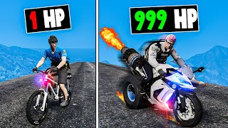 Upgrading to the FASTEST Police Bike in GTA 5 [upl. by Jakie]