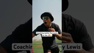 Coaching rookie Ray Lewis be like‼️🫣 footballshorts nfl americanfootball [upl. by Delcine489]