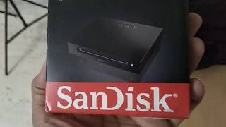 Unboxing of SanDisk Cfast 20 card reader [upl. by Prissy]