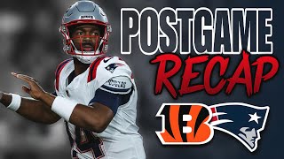 Patriots Vs Bengals Postgame Breakdown  Reations [upl. by Naahs]