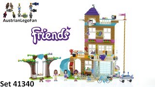 Lego Friends 41340 Friendship House  Lego Speed Build Review [upl. by Aeila619]