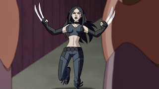 X23Laura  All Scenes  Wolverine amp The XMen [upl. by Neraa]