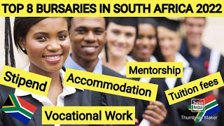 TOP 8 BURSARIES IN SOUTH AFRICA 2022  BURSARIES FOR SOUTH AFRICANS [upl. by Olihs]