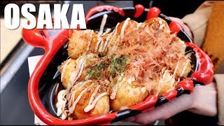 OSAKA Street Food Tour  Dotonbori Eating Street [upl. by Jeunesse]