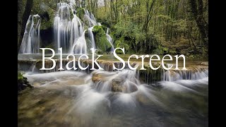 Wasserfallgeräusch zum RelaxenSchlafen 45 Minuten Black Screen [upl. by Adine]