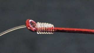 Easy Way To Snell A Hook  How To Tie A Hook To Fishing Line [upl. by Linder373]