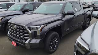 2024 Toyota Tundra Platinum in Magnetic Gray Metallic [upl. by Suhpoelc]