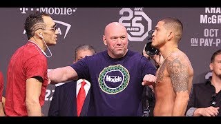 UFC 229 Ceremonial WeighIn Tony Ferguson vs Anthony Pettis [upl. by Lokin147]