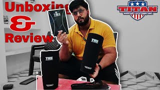 TITAN TKS KNEE SLEEVES UNBOXING AND REVIEW  COMPARISON WITH SBD amp INZER KNEE SLEEVES [upl. by Asirret]