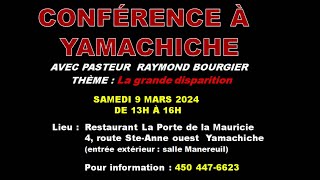 Conférence à Yamachiche [upl. by Annoid903]