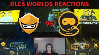 Spacestation Gaming Fan Reacts SSG vs SMPR Esports RLCS Worlds 2022 [upl. by Yralih977]