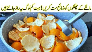 Dont throw away tangerine peels I dont buy from the store anymore Easy and deliciousnew recipe [upl. by Nolyak]