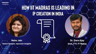 How IITMadrasOfficial is leading in IP creation in India [upl. by Finkelstein]