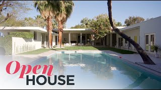 Touring One of the Largest MidCentury Homes in Palm Springs  Open House TV [upl. by Avruch]