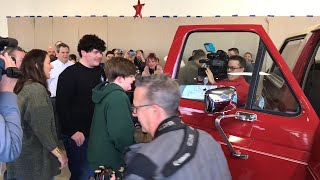 Millstadt IL teen gets Ford Bronco that belonged to father killed in Iraq [upl. by Baker280]