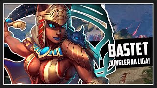 SMITE BRASIL  Bastet JUNGLER na liga [upl. by Lajet]