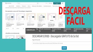 COMO DESCARGAR DOCUMENTOS DE SCRIBD 2024 RÁPIDO Y EFECTIVO [upl. by Humble10]