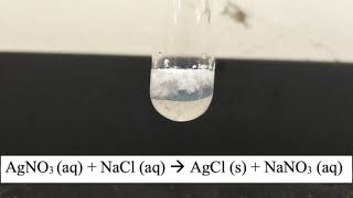 Silver Nitrate Sodium Chloride [upl. by Ardnic]