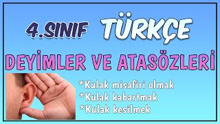 Deyimler ve Atasözleri  4 Sınıf Türkçe [upl. by Gerhardt372]