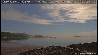 24 June 2024  Aberdour WeatherCam Timelapse [upl. by Bidle]