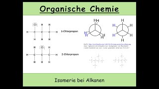 Isomerie bei Alkanen Konstititutionsisomerie und Konformationsisomerie 7 [upl. by Eninahpets81]