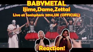 Musicians react to hearing BABYMETAL  IjimeDameZettai  Live at Sonisphere 2014UK OFFICIAL [upl. by Gualterio]