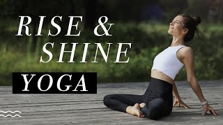 Yoga für den Morgen  sanft belebend und aktivierend  18 Min Rise amp Shine auch für Anfänger [upl. by Konstanze580]