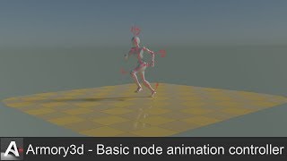 Armory3D  Absolute Beginner  Character Animation  3 [upl. by Diamante]