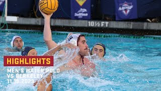 Mens Water Polo  USC 13 Cal 12 Highlights 111923 [upl. by Harret928]