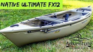 Native Ultimate FX12 Kayak  Very Stable Fishing Kayak [upl. by Sucramed]