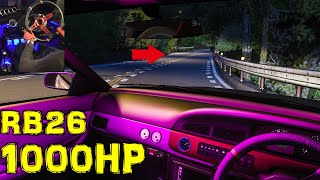 Full Onboard Drifting  Nissan Laurel C33  Hakone Ohiradai  Assetto Corsa [upl. by Gnni807]