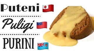 PutneniPuligiPurini Recipe  Steamed Spice Cake  Polynesian Dessert [upl. by Ztnaj]