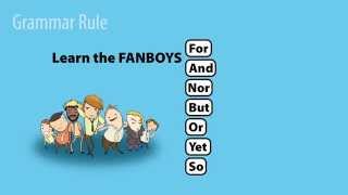 FANBOYS Coordinating Conjunctions [upl. by Ellertal651]