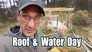 DIY PIG Pen BUILD with Automatic water and FULL roof [upl. by Shuping]