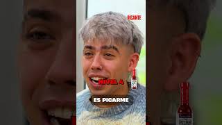 Así reaccionó Luck Ra a las salsas picantes del programa 😈 [upl. by Jade]