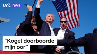 Donald Trump gewond na aanslag tijdens campagnerally [upl. by Airalav]