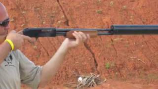 Silencer Research 410 Shotgun Silencer [upl. by Obau]