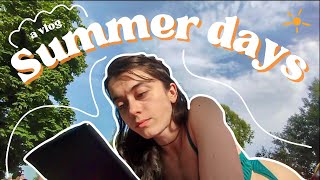 VLOG Días de verano ☀️  primer baño en el río hablando de libros y eventos deportivos [upl. by Shute]