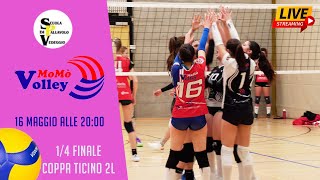 Vedeggio 4 VS Momo Volley Coppa Ticino 2 Lega 24 [upl. by Marigolde97]