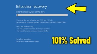 Find The BitLocker Recovery Key On Windows 11  10  How To Fix bitLocker recovery Blue Screen ✅ [upl. by Livesay]