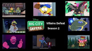 Big City Greens Villains Defeats Season 2 [upl. by Yelsa]