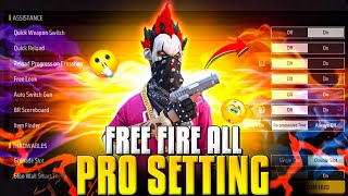 Free Fire Control Settings  Free Fire Pro Settings 2024 Sensitivity  Khuni Gamers [upl. by Salzhauer466]