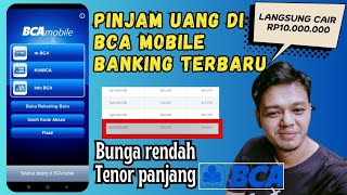 Pinjaman BCA Online Langsung Cair  Cara Pinjam Uang di Bca Mobile Banking [upl. by Siravrat]