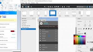 Wireframing with Balsamiq Bài 6 Mobile App Sử dụng template thiết kế màn hình Account [upl. by Yrohcaz]